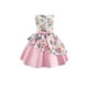 thumbnail image 3 of Vestido de fiesta floral sin mangas para niñas YONGSHENG Decoración con lazo rosa, 3 of 3