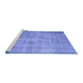 thumbnail image 2 of Ahgly Company Machine Washable Indoor Square Persian Blue Traditional Area Rugs, 7' Square, 2 of 4