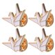 thumbnail image 1 of 6 Pcs Brooches For Women: Cartoon Origami Crane Brooch Pins For Daily Wear - Cute Metal Lapel Pins For Clothes/Backpacks/Sweater, 1 of 4