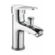 thumbnail image 1 of Grifo de lavabo exclusivo, fácil de instalar y de uso flexible, acabado cromado con diseño moderno, acero inoxidable de calidad sanitaria, perfecto para su baño, cocina y más, 1 of 4