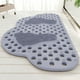 thumbnail image 4 of Tapete antideslizante para bañera | Ventosas potentes | Cloruro de polivinilo | 27,56 x 14,75 in | Gris o azul | Plataforma duradera para los pies de ducha | Protector de seguridad para el baño, 4 of 6