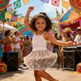 thumbnail image 2 of Xijirk Girls Dresses,Girls Party Dress Layered Tutu Skirt for Celebrations,Dresses for Girls,Rose Gold,1-2 Years, 2 of 4