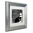 thumbnail image 3 of Trademark Fine Art "Travel With Your Cat" Canvas Art by Color Bakery, White Matte, Silver Frame, 3 of 4
