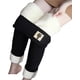thumbnail image 3 of Leggings con forro polar para mujer, cintura alta, control de barriga, pantalones de yoga suaves y cálidos, mallas de gimnasio de color sólido, 3 of 5