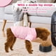 thumbnail image 2 of Camisa para perro MEEYI, suave y sedosa, de dos patas, rosa, L, 2 of 5