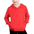 thumbnail image 4 of Ketyyh-chn99 Boys Hoodies Kids Sweatshirt Girls Solid Patchwork Hooded Thickened Warm Hoodie Red,7-8 Years, 4 of 5