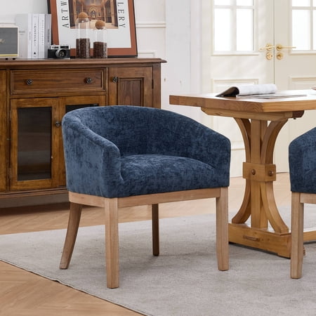 mid century modern upholstered barrel product