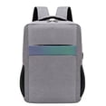 thumbnail image 1 of Mochila para portátil de 15 pulgadas con puerto de carga USB, impermeable, para campus universitario. 3092, 1 of 5