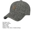 thumbnail image 7 of Pnellth Father Winter Baseball Hat Brim Breathable Earflaps Ears Thicken Keep Warn Decoration Sunscreen Elderly People Hat for Daily Wear, 7 of 7