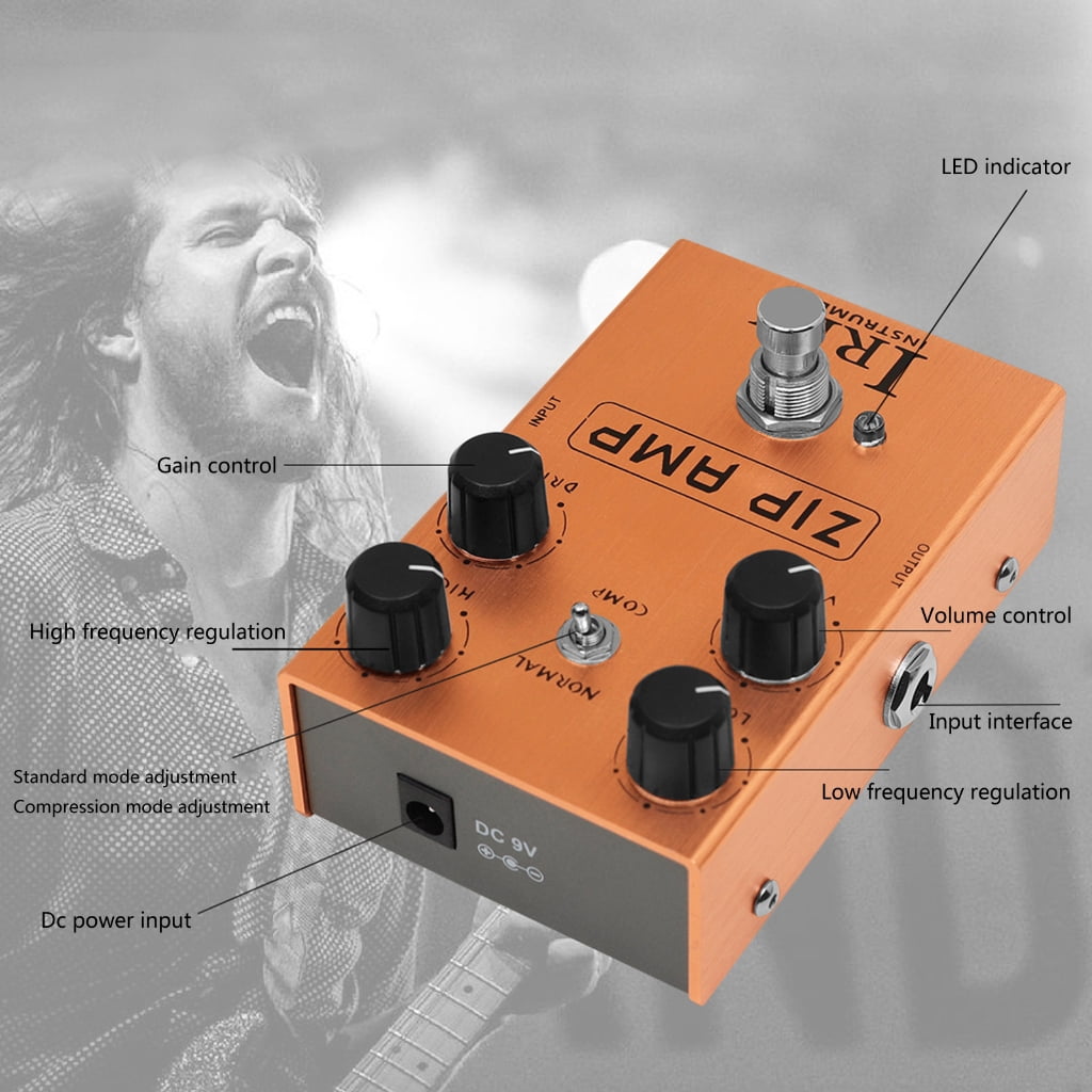 Guitar Effect Pedal Sound Effects Pedal with Modern High Gains Amp Simulator