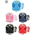 thumbnail image 4 of Luxtrada Adjustable Pet Dogs Chest Vest Harness Reflective Strap Vest With Leash for Dog Cat, 4 of 11