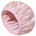 thumbnail image 1 of Women Luxury Shower Cap Waterproof Reusable Double Layer Microfiber Terry Lined Shower Cap with Dry Hair Function, 1 of 3
