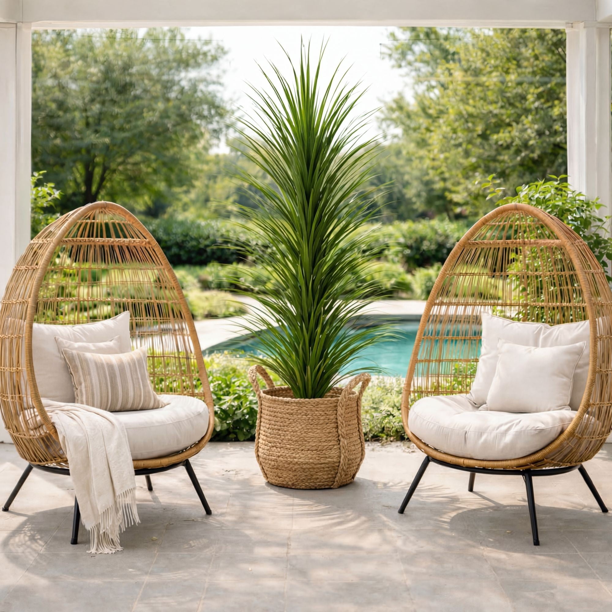 6ft. UV Resistant Artificial Grass Plant (Indoor/Outdoor)