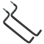 Wideskall 2 Pieces Heavy Duty Garage Storage Screw in Utility Tool Wall Mount Ladder Hanger Hook