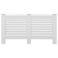 thumbnail image 3 of vidaXL Cache-Radiateur Blanc 152x19x81.5 cm MDF, 3 of 5