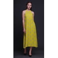 thumbnail image 3 of Bimba Face Women Printed Backless Long Halter Neck Beachwear RayonÂ&nbsp;Dress-X-Large, 3 of 6