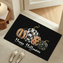 Vggrvlo Under5 Halloween 24"X16" Bath Rugs Mats for bathroom Non Slip Extra Soft Absorbent Chenille Floor Mats Rubber Backing Quick Dry Bathroom Rugs Halloween Decorations Indoor