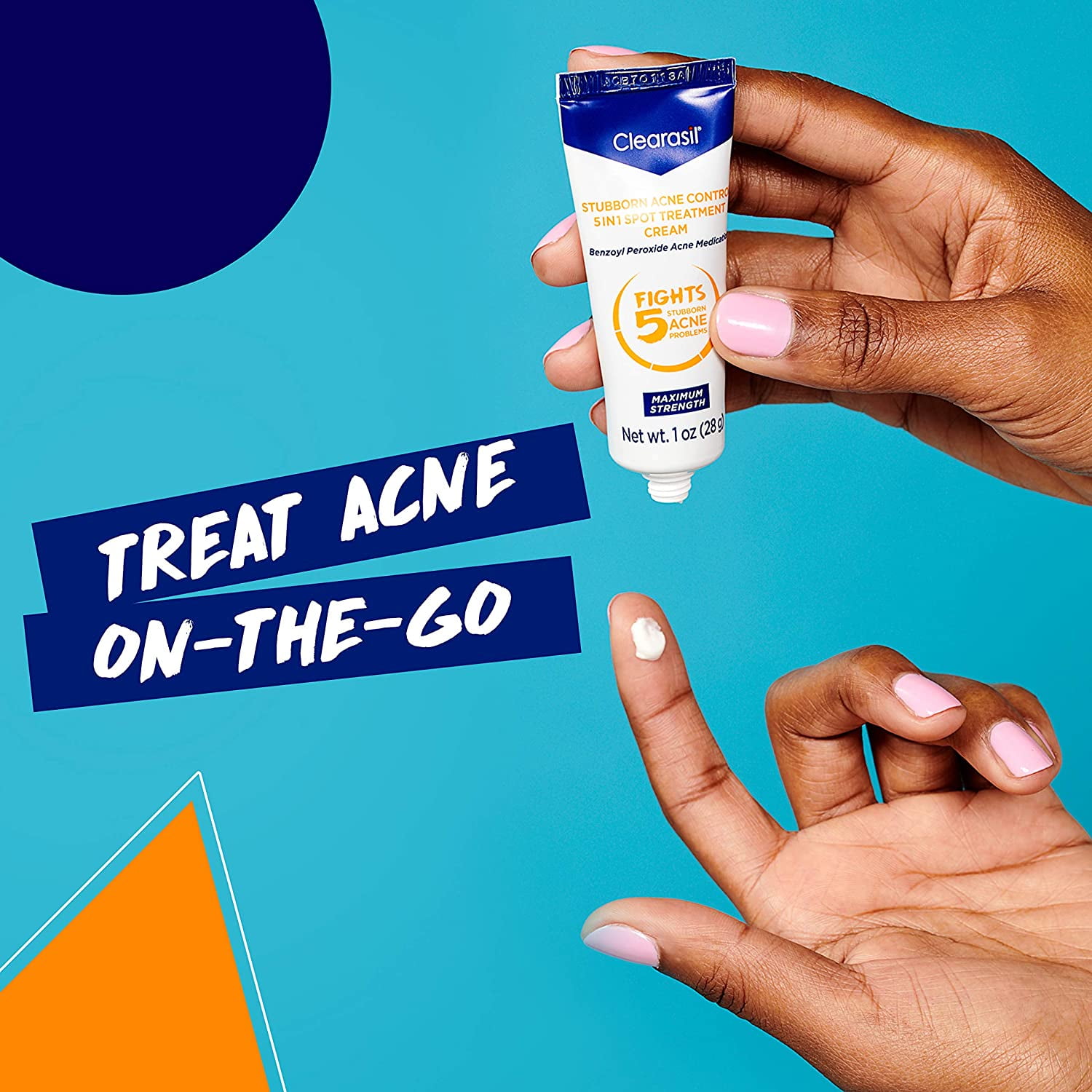 Clearasil Stubborn Acne Control 5in1 Spot Treatment Cream Maximum
