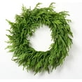 thumbnail image 2 of Real Touch Norfolk Pine Christmas Wreath, 30 inches, Green, 2 of 3