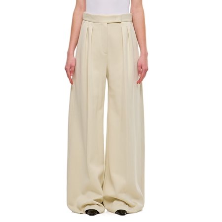 Max Mara Female Zigna Jersey. Wide Leg. Pants Neutrals Sizes IT 34-64