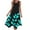 Black#01, variant on Women's Casual Summer Dress Retro Floral Printed Sleeveless Sundress Hankerchief Hem Midi Tank Dresses Loose Flowy Crewneck Beach Dress with Pockets Black#01 M