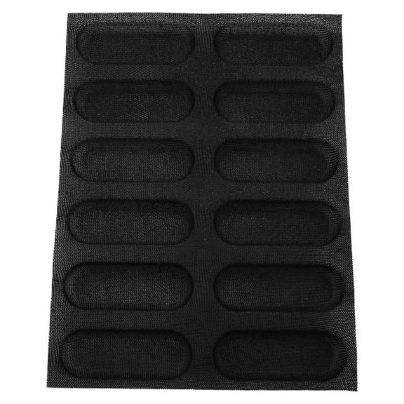 Silicone Pan-Non-Stick Perforated French Bread Pan Forms,Hot Dog Molds , Baking Liners Mat Bread Mould