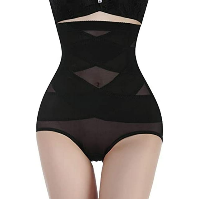 Faja moldeadora de glúteos para mujer, bragas de cintura alta con doble control de abdomen, moldeadora de cuerpo