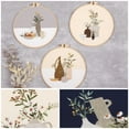 thumbnail image 3 of 1Sets Embroidery Kit for Adults Cross Stitch Starter Kit Include Craft Stamped 1 Embroidery Cloth with Rural Floral Pattern  1 Embroidery Hoops  Threads and 2Pcs Needles 1Instructions, 3 of 8