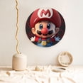 thumbnail image 2 of Lsque Mario Pattern Ceramic Decorative Plate Decorative Plates with Display Stand Personalized Porcelain Plate Ceramic Ornaments for Wall Hanging Decoration-8in, 2 of 6