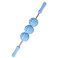 thumbnail image 2 of BELOVING Massage Roller Compact Practical Ergonomic Multifunctional for Foot Legs Arm Three Ball Blue, 2 of 10