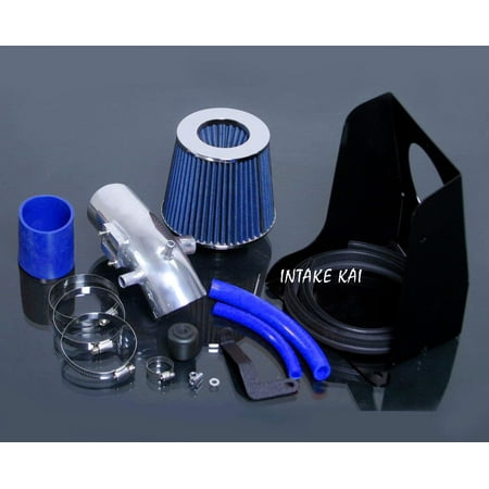 Ford Edge Air Intake 2006-2009 FORD FUSION 2.3 2.3L 2010-2012 FORD FUSION 2.5 2.5L L4 ENGINE HEATSHIELD COLD AIR INTAKE KIT + FILTER (BLUE) ()