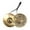 A, variant on Tibetan Tingsha Cymbals 6.5 cm Embossed ,