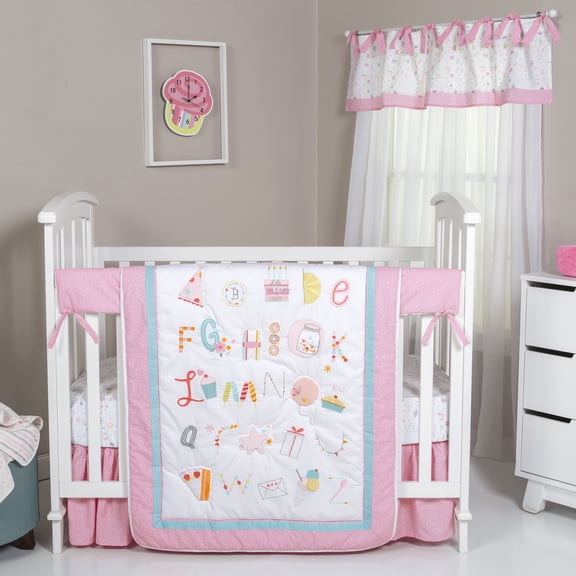 Trend Lab Alphabet Cake 4 Piece Crib Bedding Set