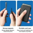 thumbnail image 4 of 2 in 1 Magnetic Credit Card Holder, Mag safe Security Wallet, Men's Magnetic Wallet Card Holder, Magnetic Phone Wallet with Foldable Stand for iPhone 15/14/13/12 Series (Pink), 4 of 8