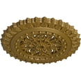 thumbnail image 3 of Ekena Millwork 18 1/2"OD x 7/8"ID x 1 1/2"P Sellek Ceiling Medallion (Fits Canopies up to 1 1/8"), Hand-Painted Gold, 3 of 5