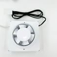 thumbnail image 7 of 4 Inch 6 Inch Mute Bathroom Extractor Exhaust Fan Kitchen Toilet Wall Window Ventilation Fans With Power Cable ,High Performance, 7 of 7