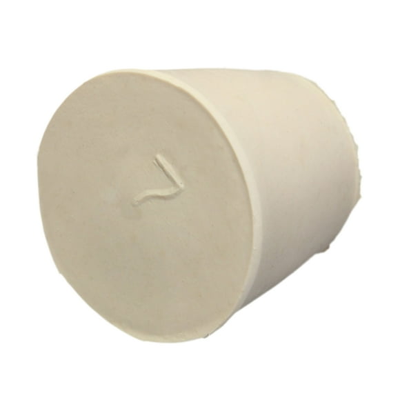 Tapones de Tapón de Goma para Laboratorio Tapones de Tubo de Ensayo Cónicos de Matraz (Paquete de 5 Piezas) 000 # -10 # Yotijar Enchufe de goma