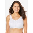 thumbnail image 4 of Comfort Choice Women's Plus Size 3-Pack Cotton Wireless Bra, 4 of 6