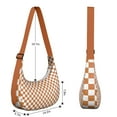 thumbnail image 4 of Vintage Checkered Crossbody Handbag for Women, Classic Buffalo Plaid Shoulder Tote, Lightweight Water-Resistant Hobo Purse with Retro Checkerboard Rustic Style, 4 of 5