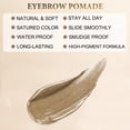 thumbnail image 2 of Kit de maquillaje LAVONE para estampado de cejas, impermeable, rubio oscuro, 2 of 7