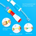 thumbnail image 2 of Adaptable Rainbow Jumping Rope for Kids with Durable Wooden Handle for Outdoor Fun School Sport, 2 of 8