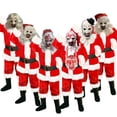thumbnail image 2 of Disfraz de payaso aterrador de película, conjunto completo, uniforme rojo de Papá Noel para adultos, ropa de fiesta de carnaval de Halloween, juego de rol, 2 of 5