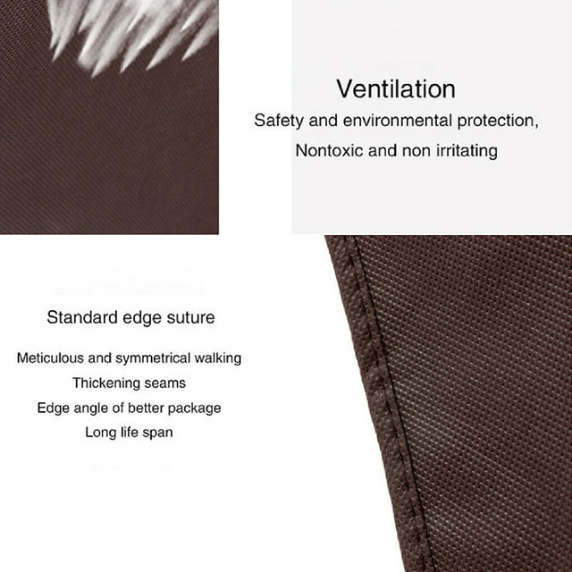 facefd Non-woven Travel Luggage Cover Dustproof Stylish Sticker Type Detachable Simple Style Suitcase Bag Protector Guard Black 22inch