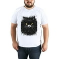 thumbnail image 4 of Men's Graphic TeeCat (23) Letter Print T-Shirts Round Neck Short Sleeves Sizes XS-5XL Summer Daily Casual Tops, 4 of 5