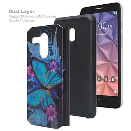 Download Jitterbug Smart (5.5inch) Case Hybrid Dual Layer Armor ...