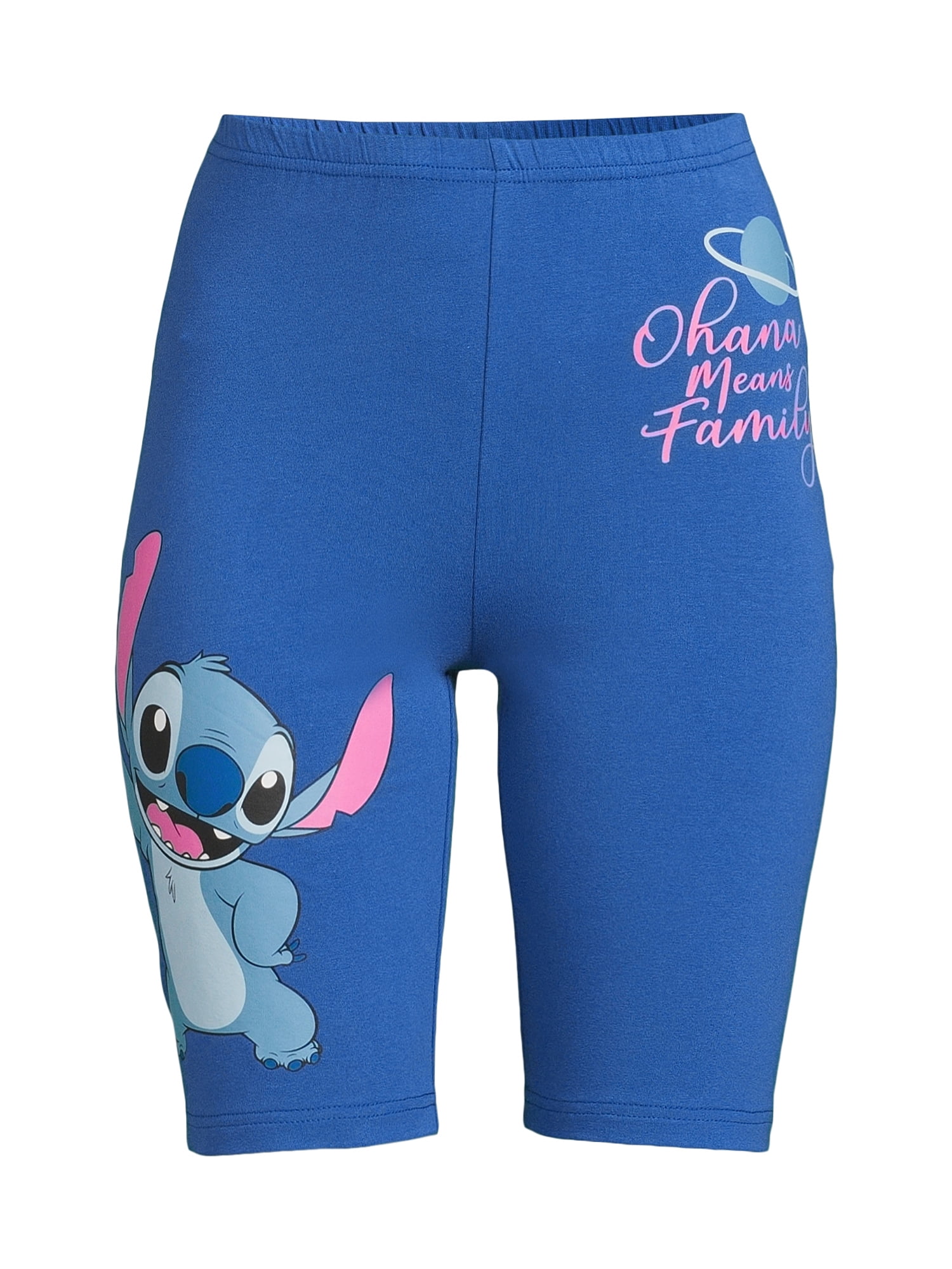 ★ Leey★ STITCH BIKE SHORTS GRAY P0000DLL Disney Stitch Juniors Graphic Bike Shorts, Sizes XS-3XL