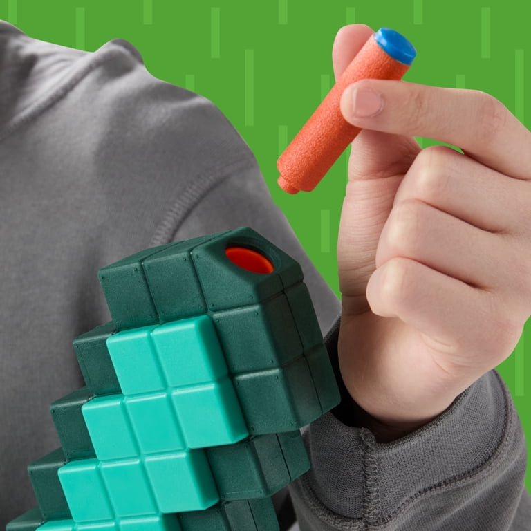 Nerf, Minecraft Sword Dart Blaster, Diamond Sword, 8 N1 Darts