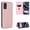 Brown, variant on For OPPO Realme 7 Pro Carbon Fiber Texture Horizontal Flip TPU + PC + PU Leather Case with Card
