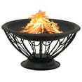 thumbnail image 3 of vidaXL Fire Pit with Poker 29.5" XXL Steel, 3 of 7