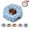 #D, variant on Dachshund Tunnel Bed, Collapsible Cave-Style Bed 34*10 In Flower Desig , Mall Dogs, Soft Plush Cave Bed with Covered Tunnel, Snuggle Bed for Dachshunds, Indoor Sleeping & Resting